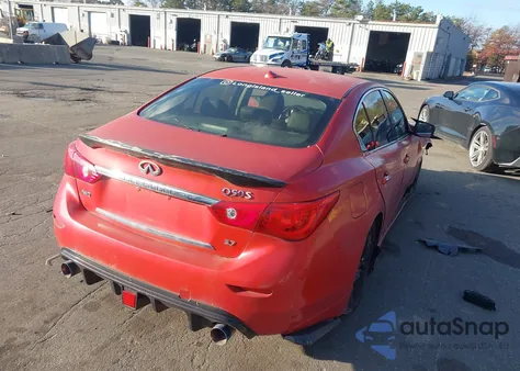 2015 Infiniti Q50 Premium из США, поврежденный, VIN JN1BV7AR1FM410942